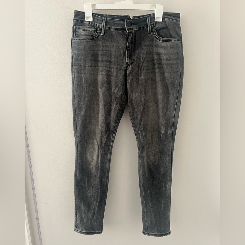 Levi's Acid-Wash Black 711 Skinny Women's Jeans